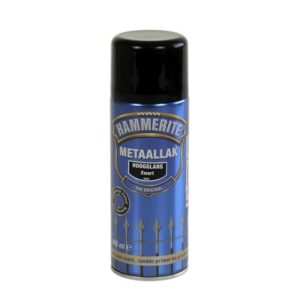 Hammerite Metaallak Hoogglans Zwart 400 ml