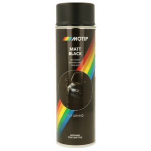 Motip Spuitlak Mat Zwart 500 ml